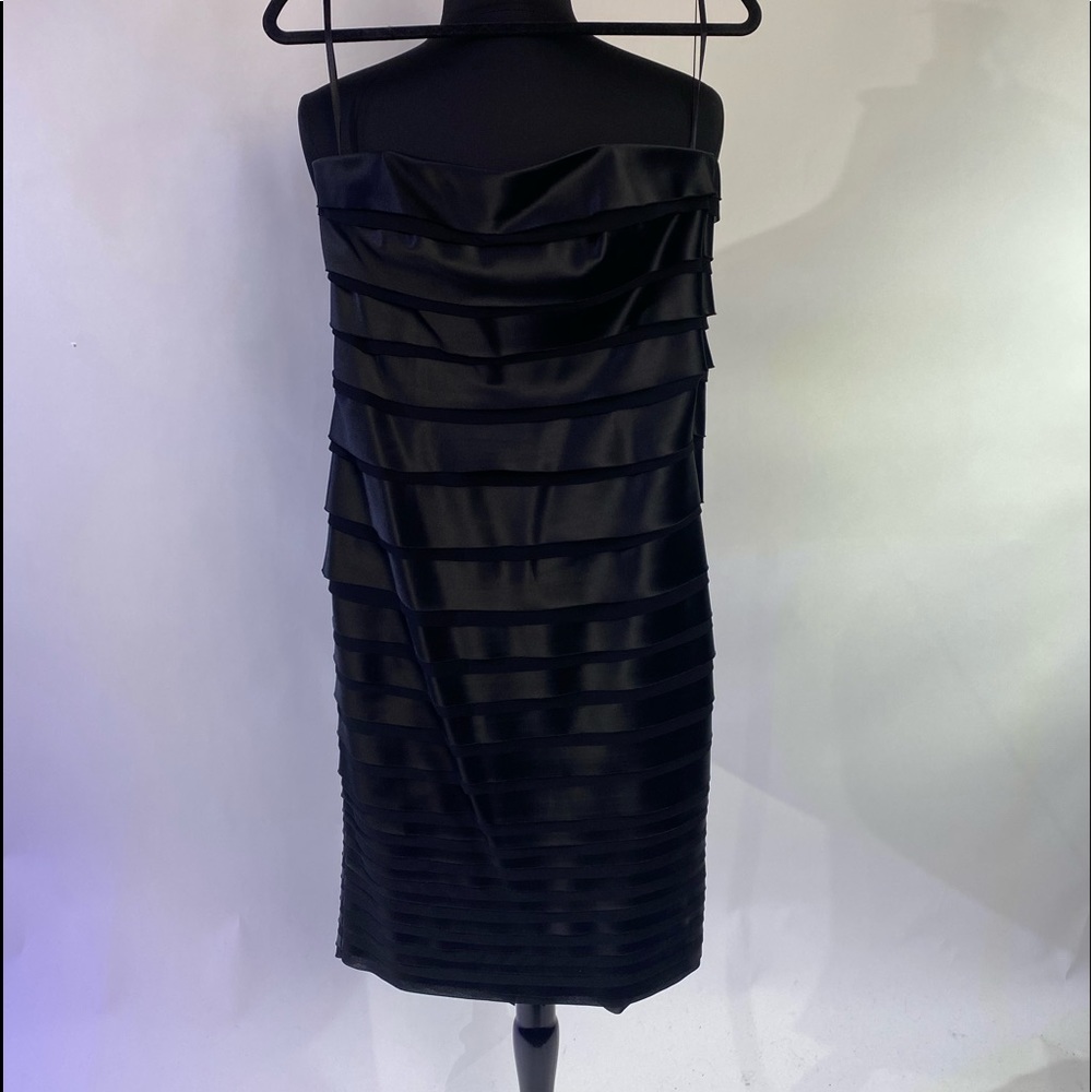 White House Black Market Strapless Little Black Cocktail Dress Size 8